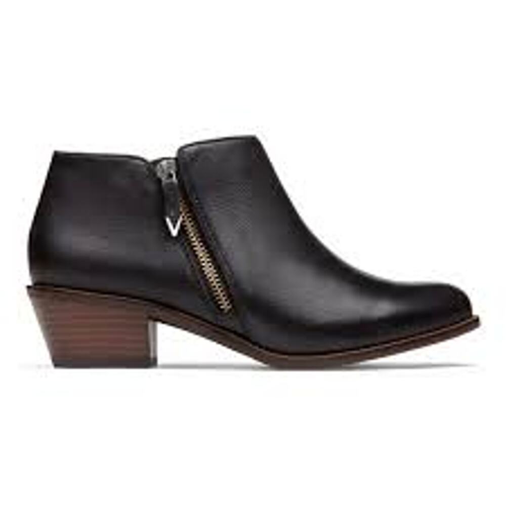 VIONIC Jolene Booties COUNTRY WESTERN  Black Size 8.5 Shoes Ankle Boots